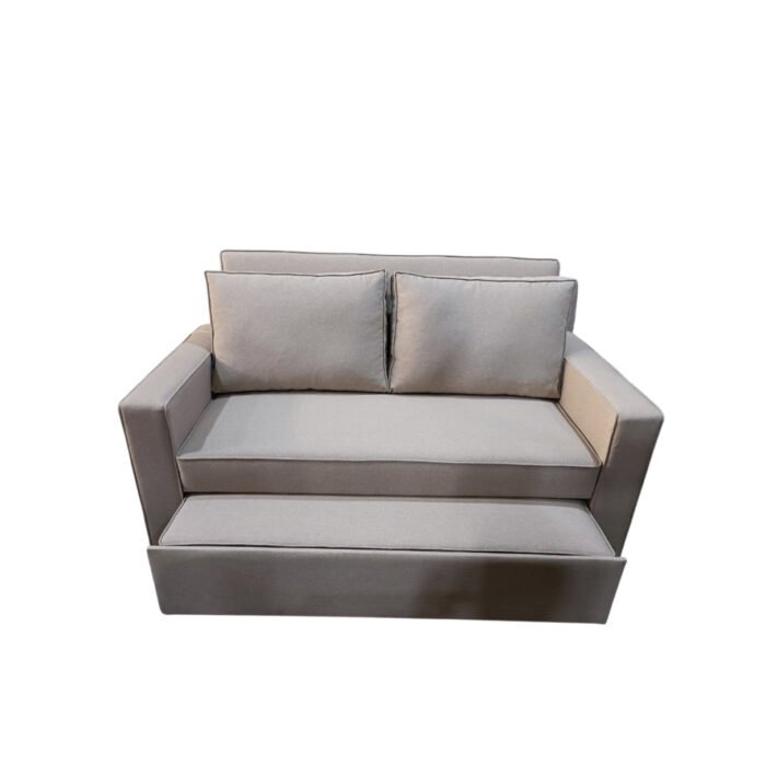 Manx 2-Seater Sofa Bed - Red Beech Wood - HST-093 - Image 3