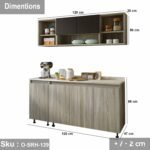 Two piece kitchen made of high quality MDF wood - O-SRH-129 - Image 3