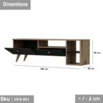 High quality MDF wood TV table - HFS-001 - Image 3