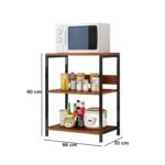 High quality metal kitchen shelving unit - OMM-041 - Image 3