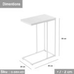 High quality MDF wood side table - O-SRH-051 - Image 3