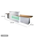 Reception desk - Reception Counter - Spanish MDF wood - CEM-086 - Image 3