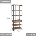 Shelving unit 60x40cm - OVCH-116 - Image 3