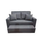 Manx 2-Seater Sofa Bed - Red Beech Wood - HST-083 - Image 4