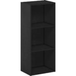 Black MDF bookcase - 85x30x8 cm - OSM-529 - Image 4