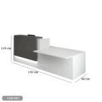 Reception desk - Reception Counter - Spanish MDF wood - CEM-087 - Image 3