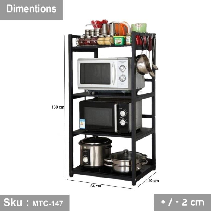 Electrostatic paint metal kitchen storage unit - MTC-147 - Image 3