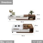 TV table and coffee table made of high-quality MDF wood - HFS-019 - Image 3