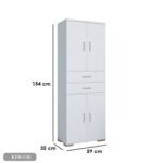 Wooden countertop kitchen storage unit with MDF layer - KYN-156 - Image 4