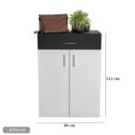 MDF wooden cabinet with melamine layer - KYN-142 - Image 3