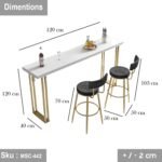 Turkish marble bar set - MSC-442 - 103cmX50cm - Image 5