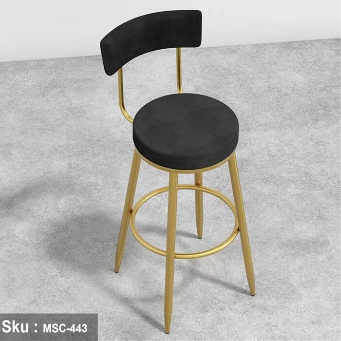 Plush Fabric Bar Stool - MSC-443 - 50cmX103cm - Image 2