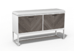 Shoe Bench, 2 Flip Drawers Shoe Rack Organizer with Adjustable Shelves - Image 8