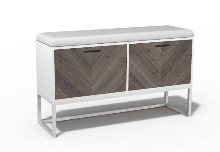 Shoe Bench, 2 Flip Drawers Shoe Rack Organizer with Adjustable Shelves - Image 8