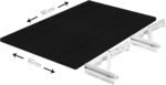 Home Gallery Wall mounted folding desk 90 x 50 cm black - Image 2
