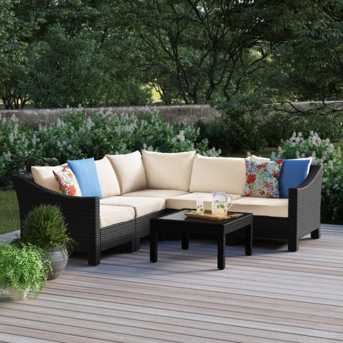 Rattan corner sofa Plaza size 2m*2m - Image 2