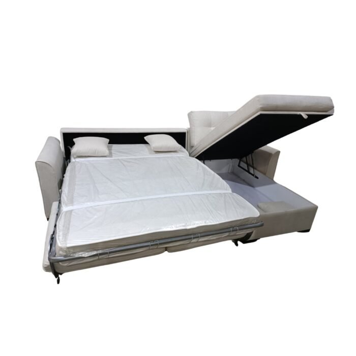 Manx sofa, 3 seater, bed and storage compartment - red beech wood - HST-033 - Image 5