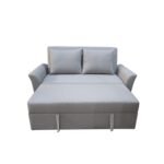 Manx 2-Seater Sofa Bed - Red Beech Wood - HST-067 - Image 5