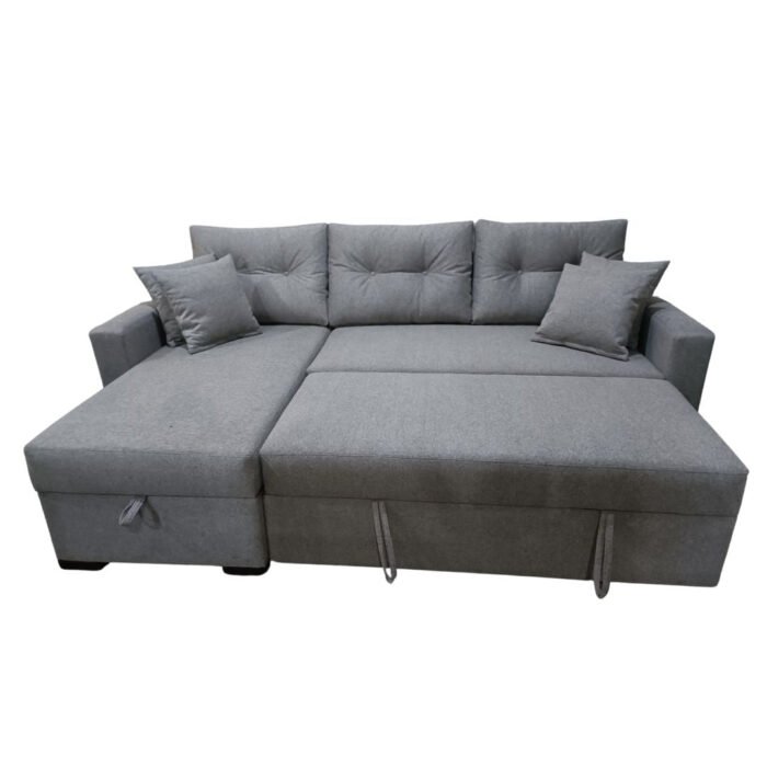 Manx sofa, 2 seater, bed and storage drawer - red beech wood - HST-038 - Image 5