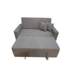 Manx 2-Seater Sofa Bed - Red Beech Wood - HST-068 - Image 5