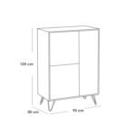 Spanish MDF buffet 105 x 90 x 30 cm - OSM-580 - Image 2