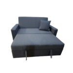 Manx 2-Seater Sofa Bed - Red Beech Wood - HST-079 - Image 5