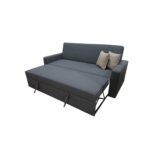 Manx 3-seater sofa bed with swivel back - red beech wood - HST-022 - Image 4