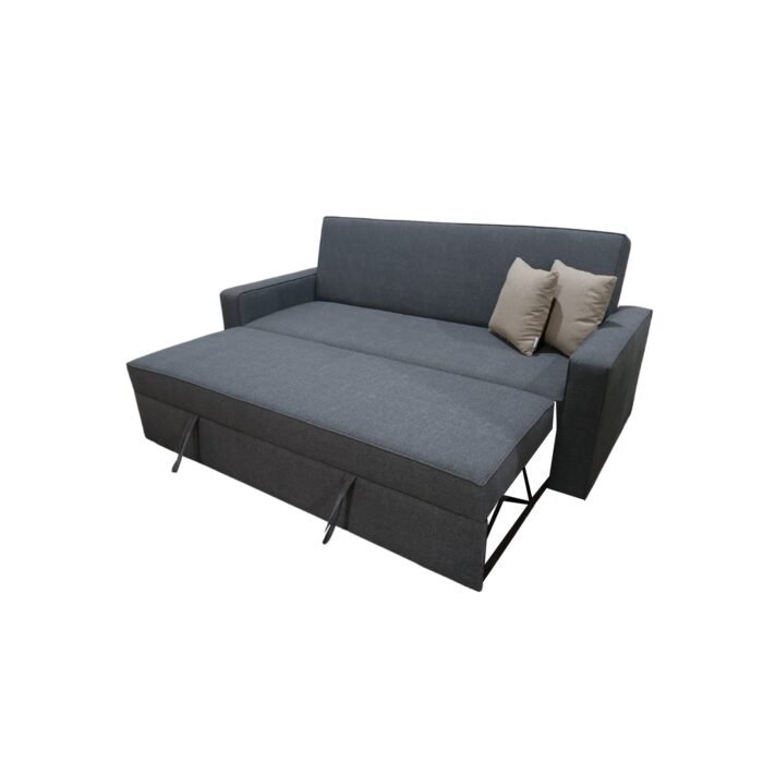 Manx 3-seater sofa bed with swivel back - red beech wood - HST-022 - Image 4