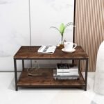 High quality metal and wood coffee table - OMM-033 - Image 4