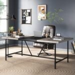 6FT Conference Table, 70.8? Executive Desk Office Computer Meeting Table - Image 9