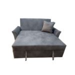 Manx 2-Seater Sofa Bed - Red Beech Wood - HST-061 - Image 5