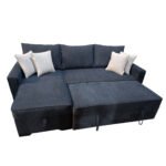 Manx sofa, 2 seater, bed and storage drawer - red beech wood - HST-035 - Image 5