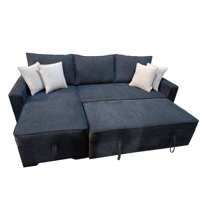 Manx sofa, 2 seater, bed and storage drawer - red beech wood - HST-035 - Image 5