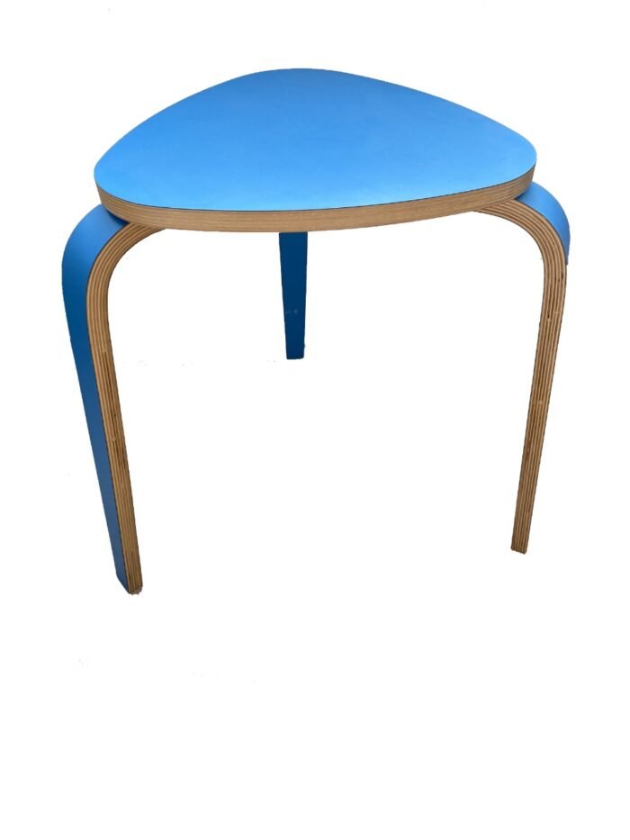 triangular shaped Brown Coffee Table for Living Room Wooden chair Home Furniture for Bedroom Kitchen Office - Image 9