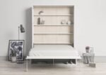 Vertical double folding bed with sofa 150 x 190 cm - Image 3