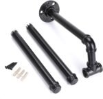 Wall Mount Double Tube Hanger Holder Rack Clothes - Image 6