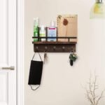 Wooden Wall Organiser with Shelf - Image 2
