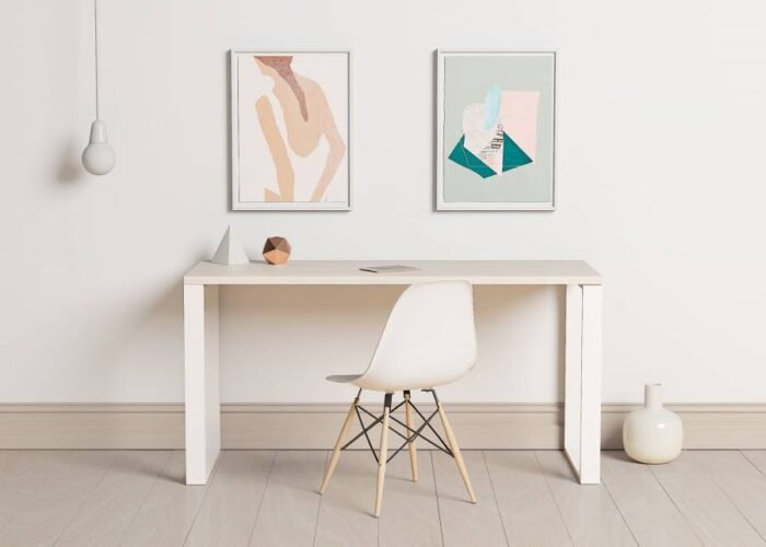 Scandinavian combined desk 150 cm - Image 1