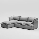 Plush modern corner cozy L sofa - Image 2