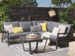 Everton iron corner with electrostatic paint is enough for 5 people