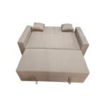 Manx 2-Seater Sofa Bed - Red Beech Wood - HST-066 - Image 6