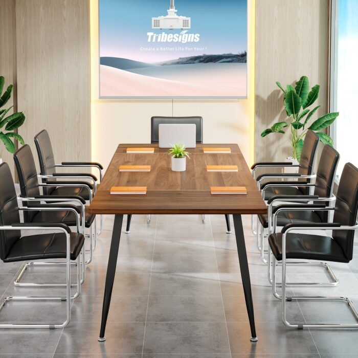 6FT Conference Table, Rectangular Meeting Room Seminar Table - Image 6