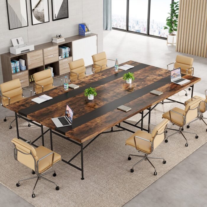 Conference Table, 6FT Rectangular Seminar Meeting Table - Image 6