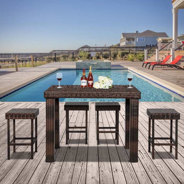 King Bar Set made of rattan - Image 1