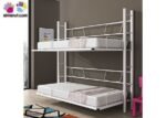 Horizontal folding bunk bed, for 90 x 190 mattress