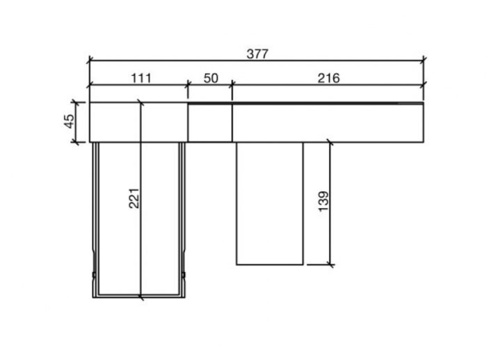 Vertical folding bed plus horizontal folding bed and desk - Image 3