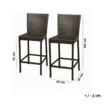 Fernando rattan bar set accommodates 6 people. - Image 2