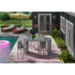 Fernando rattan bar set accommodates 6 people. - Image 6