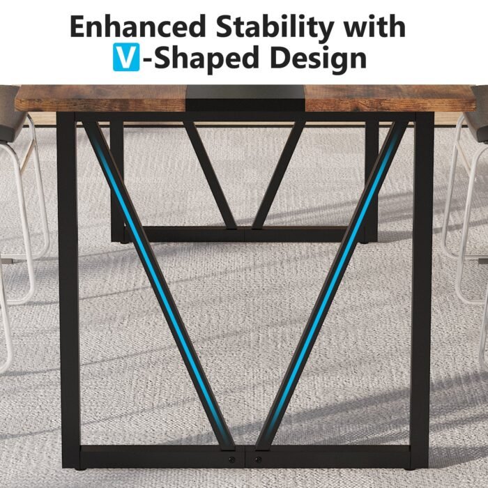 Conference Table, 6FT Meeting Room Table Executive Desk - Image 8