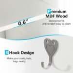 Shoe Cabinet, Freestanding Shoe Rack with Side Hooks - Image 6